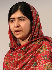 Delwedd o Malala Yousafzai