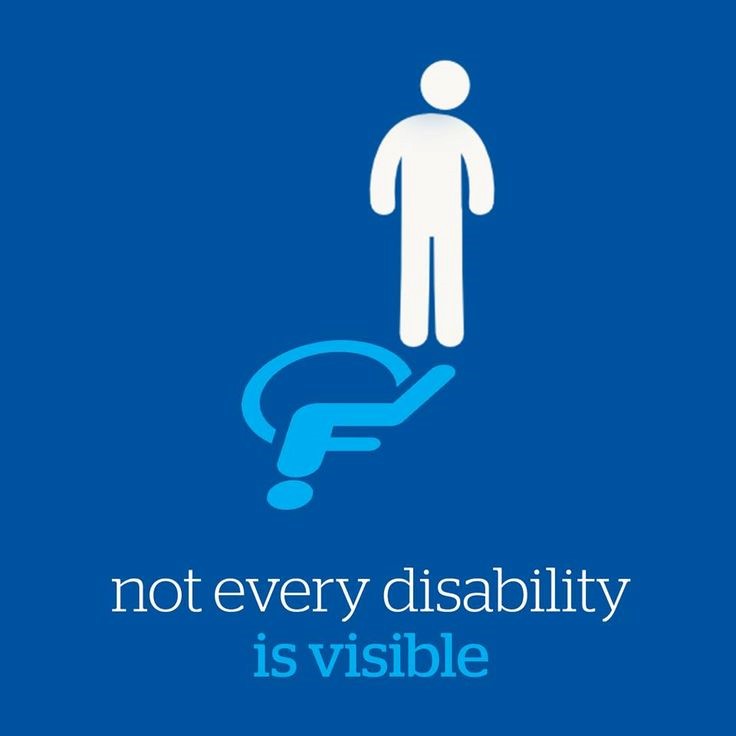 Not every disability is visible image