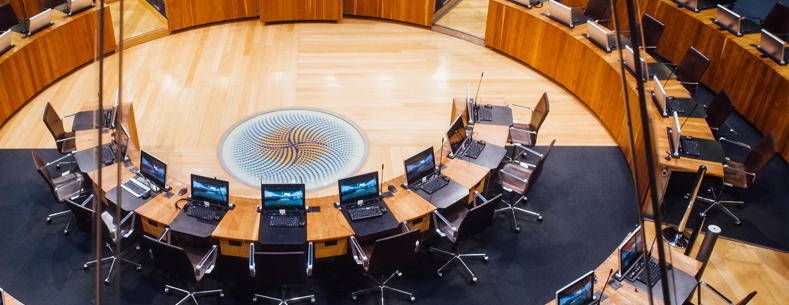 Siambr y Senedd