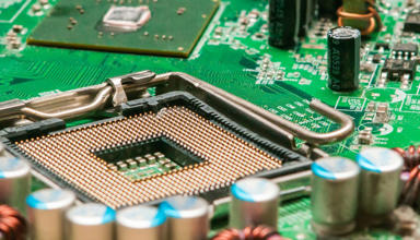 Llun o fwrdd cylched