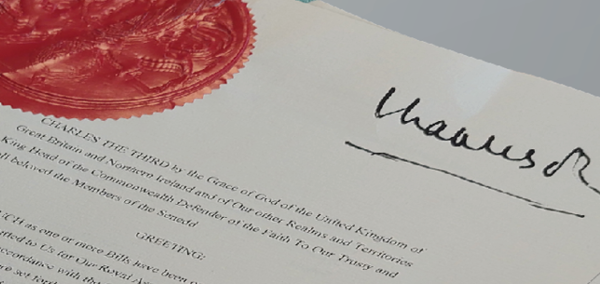 Llofnod Brenin Siarl y trydydd