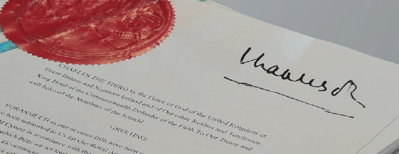 Llofnod Brenin Siarl y trydydd