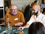 Happy Stakeholders around a table