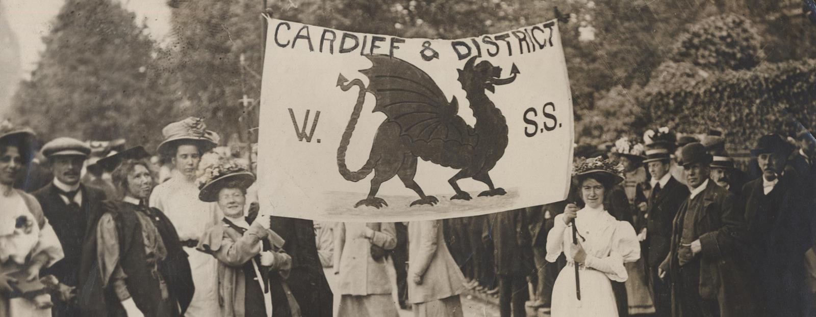 Gorymdaith Fawr y Swffragetiaid, Llundain. ©Media Wales